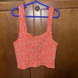 American Eagle Floral Crop Top